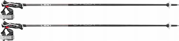 LEKI KIJE 3D CARBON 14 red 125