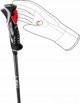LEKI KIJE 3D CARBON 14 red 125