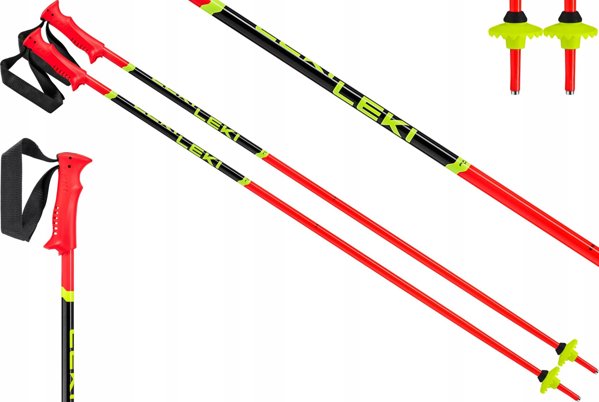 Leki LEKI KIJE RACING KIDS red/yellow 100