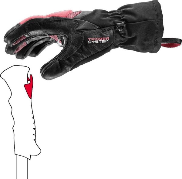 Γυναικεία γάντια Leki Griffin Base 3D rose 8.0