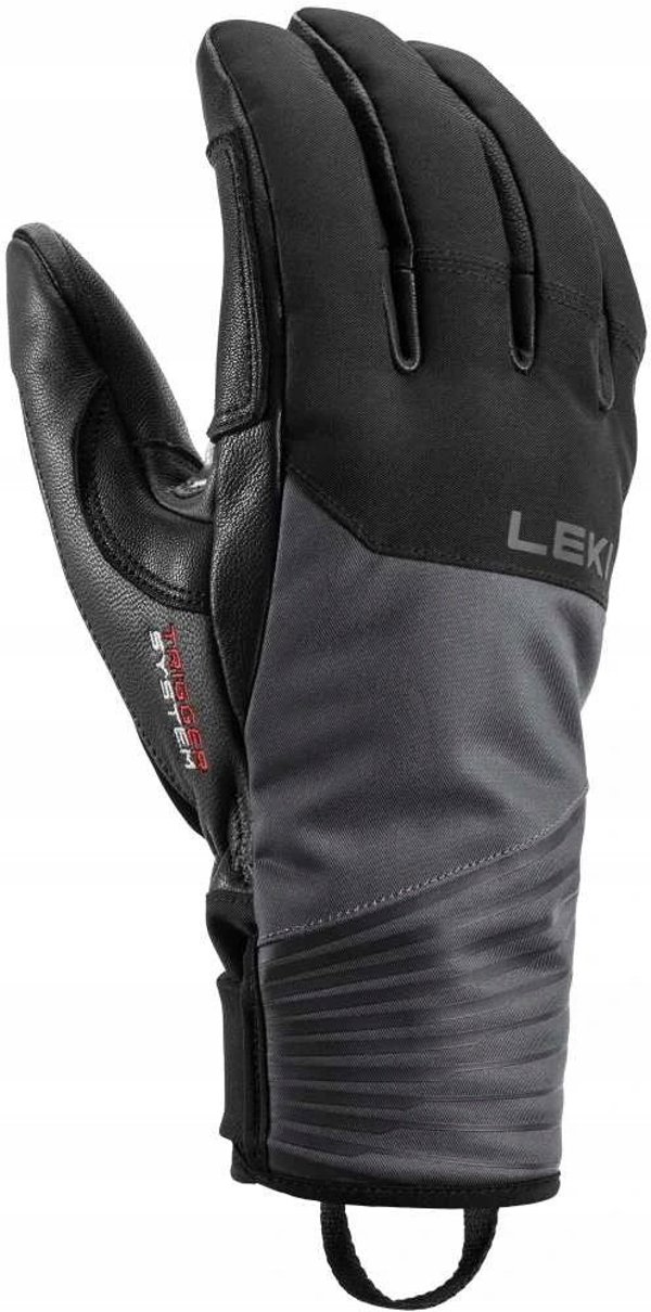 LEKI Γάντια Sparrow 3D μαύρο-γραφίτης 8.0