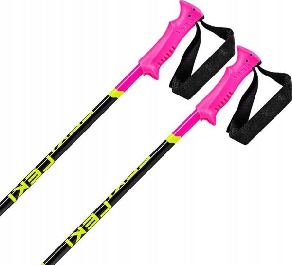 Leki LEKI KIJE RACING KIDS pink/yellow 100