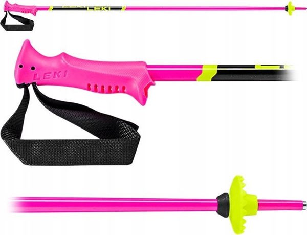 Leki LEKI KIJE RACING KIDS pink/yellow 100
