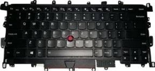 Lenovo ThinkPad X1 Yoga Gen1 Πληκτρολόγιο με Οπίσθιο Φωτισμό - Γερμανικό (Layout DE) - 01AW912