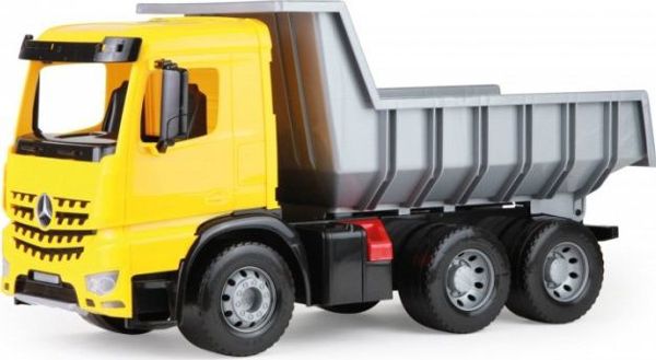 Lena Φορτηγό Mercedes-Benz Arocs Giants 67cm - Ανατρεπόμενο Όχημα με Κίτρινη Καμπίνα