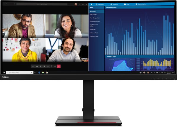 Lenovo | ThinkVision | P34w-20 | 34.14 " | 21:9 | 60 Hz | 4 ms | 3440 x 1440 | 300 cd/m² | HDMI θύρες ποσότητα 2 | Μαύρο | Εγγύηση 36 μήνες.