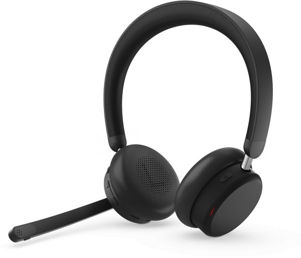 Lenovo 6550 Ασύρματο Ακουστικό με Κεφαλόδεσμο για Γραφείο/Τηλεφωνικό Κέντρο USB Type-C Bluetooth Μαύρο