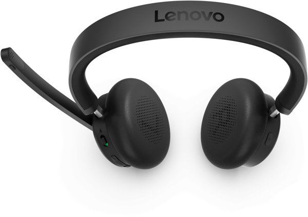 Lenovo 6550 Ασύρματο Ακουστικό με Κεφαλόδεσμο για Γραφείο/Τηλεφωνικό Κέντρο USB Type-C Bluetooth Μαύρο