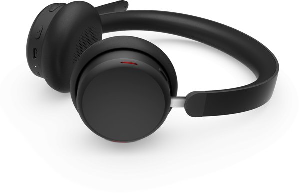 Lenovo ANC Headset 6550 Ασύρματα Ακουστικά με Ενεργή Ακύρωση Θορύβου USB Type-C Bluetooth Μαύρα