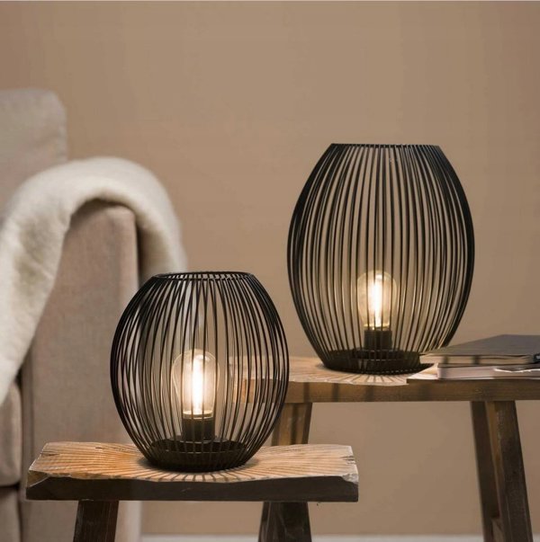 Φανάρι LED μαύρο 18cm CASOLARE - Leonardo