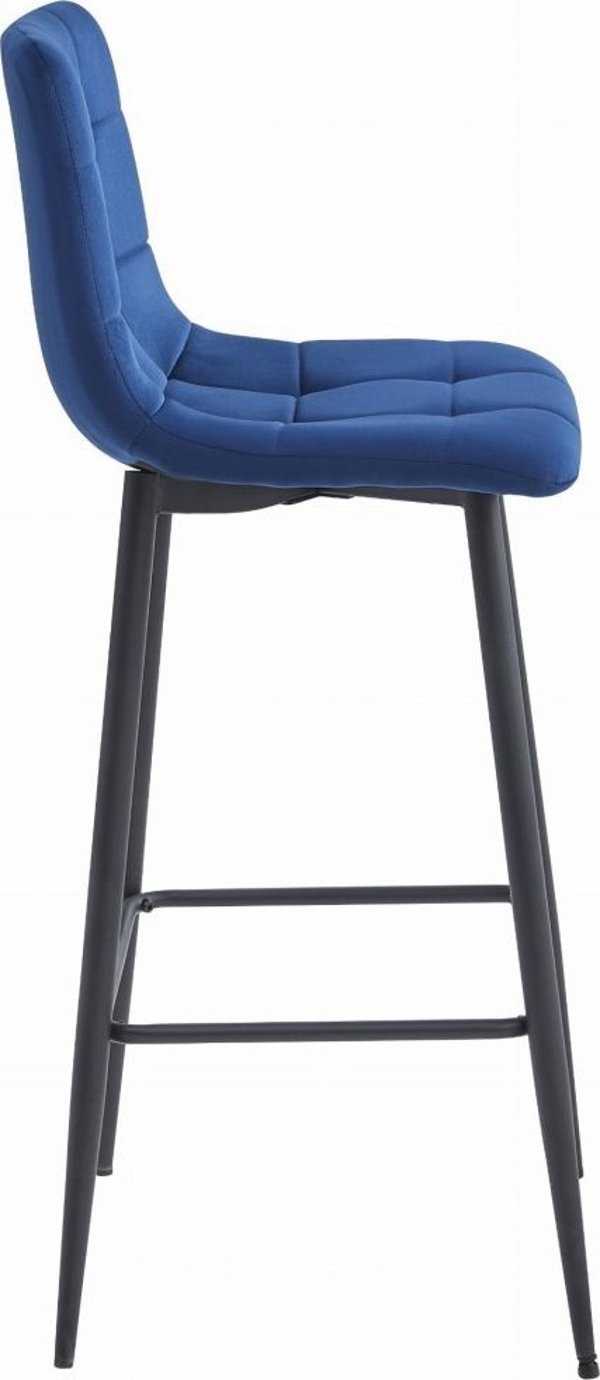 Σκαμπό Leobert ARCETO - navy blue βελούδο / μαύρα πόδια x 3 14122835 5903332073580