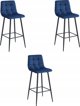 Σκαμπό Leobert ARCETO - navy blue βελούδο / μαύρα πόδια x 3 14122835 5903332073580