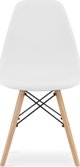 Leobert Σετ ορθογώνιο τραπέζι 120x80 δρυς sonoma + 4 καρέκλες OSAKA λευκές
