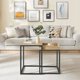 Leobert Σετ 2 Τραπεζάκια Καφέ LNT02N11, Χρώμα Sonoma, Μοντέρνο Design