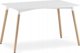 Leobert Σετ ορθογώνιο τραπέζι ADRIA 120x80 λευκό + 4 καρέκλες OSAKA λευκές
