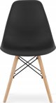 Leobert Σετ ορθογώνιο τραπέζι ADRIA 120x80 μαύρο + 4 καρέκλες OSAKA μαύρες 14276028 5903330000000