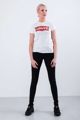 Levi`s THE PERFECT TEE 0053 LARGE BATWING Λευκό - Μέγεθος M - Γυναικείο