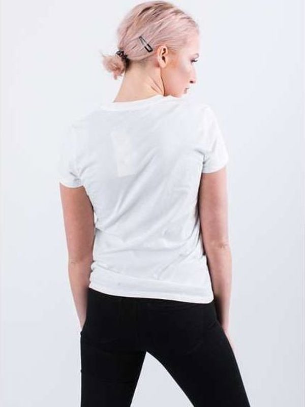 Levi`s THE PERFECT TEE 0053 LARGE BATWING Λευκό - Μέγεθος M - Γυναικείο