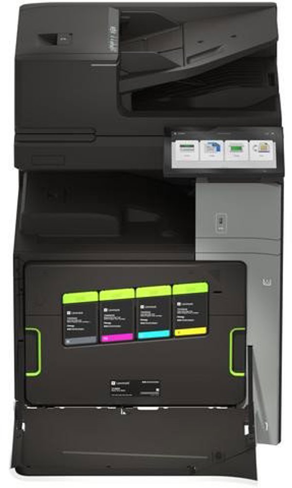 Lexmark CX833se - Πολυλειτουργικός εκτυπωτής - Χρώμα - Laser - A4/Legal (Μέσα) - έως 55 σελίδες/λεπτό (Αντιγραφή) - έως 55 σελίδες/λεπτό (Εκτύπωση) - 700 φύλλα - USB 2.0, Gigabit LAN, Wi-Fi(ac), USB 2.0-Host