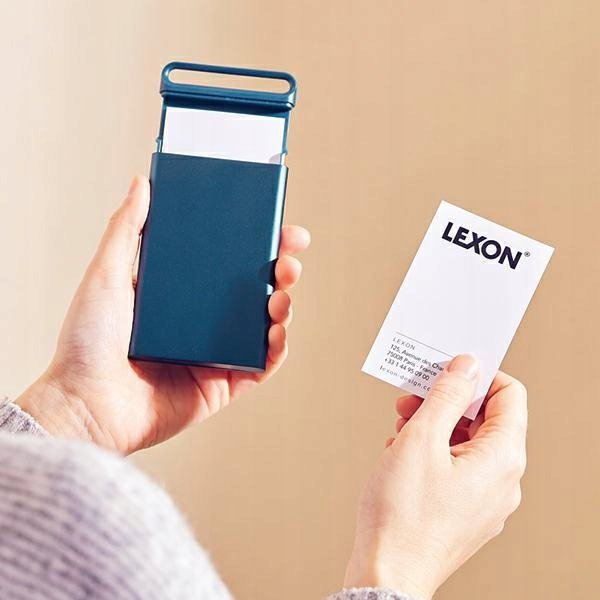 Lexon Nomaday Card Κομψή θήκη επαγγελματικών καρτών μπλε