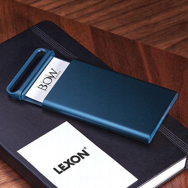 Lexon Nomaday Card Κομψή θήκη επαγγελματικών καρτών μπλε