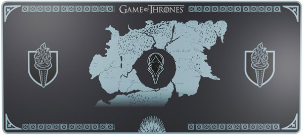 Lexip HBO Game of Thrones - Night King Edition Gaming Mouse Pad Μαύρο, Μπλε