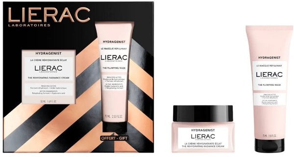 LIERAC_SET Hydragenist Ενυδατική & Φωτεινή Κρέμα Ημέρας 50ml + Μάσκα Γεμίσματος 75ml