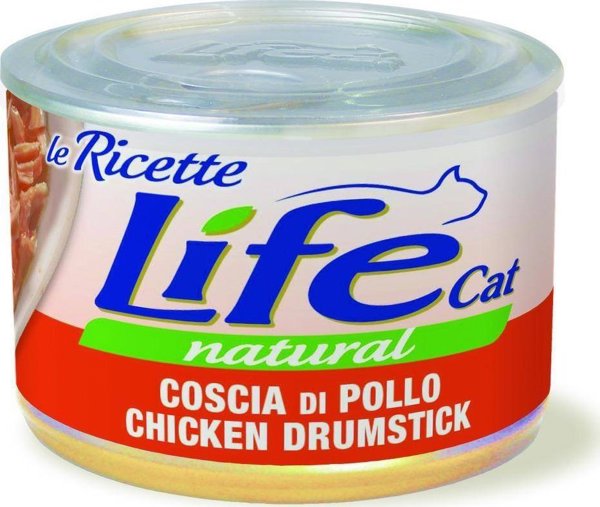 Life Pet Care Life Cat Υγρή Τροφή για Γάτες με Μπούτι Κοτόπουλο, 150g
