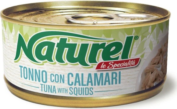 Life Pet Care Life Cat Naturel Τροφή για Γάτες, Τόνος με Καλαμάρι, 70g
