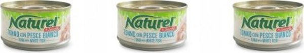 Life Pet Care Life Cat Naturel Υγρή Τροφή Γάτας με Τόνο και Λευκό Ψάρι 70g