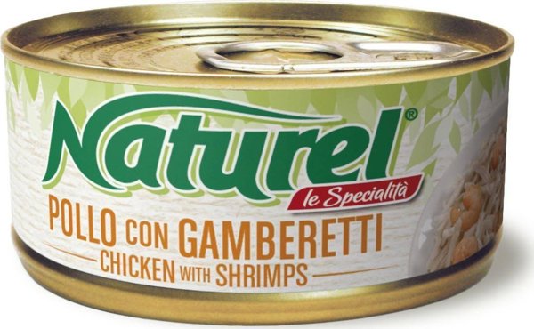 Life Pet Care Life Cat Naturel Υγρή Τροφή Γάτας με Κοτόπουλο & Γαρίδα 70g (24 Τεμάχια)
