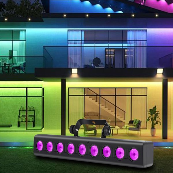 LIGHT4ME DECO BAR 8 RGBW φωτιστική ράβδος wall washer 9x4W LED ασύρματο τηλεχειριστήριο