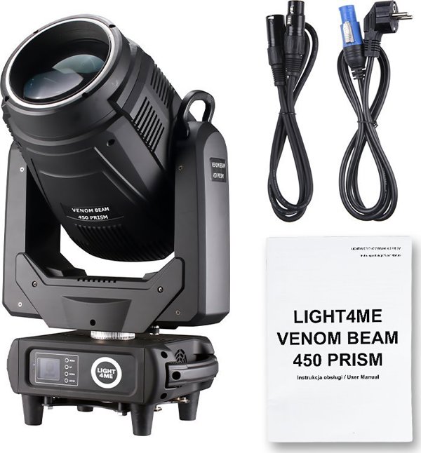 LIGHT4ME LIGHT4ME VENOM BEAM 450 PRISM κινούμενη κεφαλή LED φωτισμός σκηνής