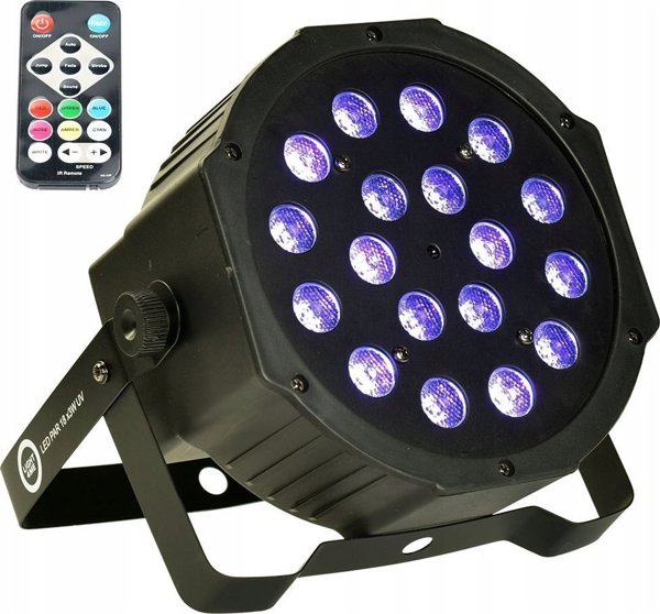 LIGHT4ME LIGHT4ME LED PAR 18x3W UV ανακλαστήρας υπεριώδους φωτισμού 13040411 5907780148111