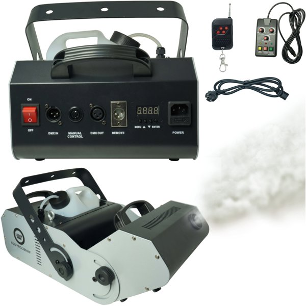 LIGHT4ME Fog Pro 2000W Γεννήτρια Καπνού - Επαγγελματική Μηχανή Παραγωγής Καπνού