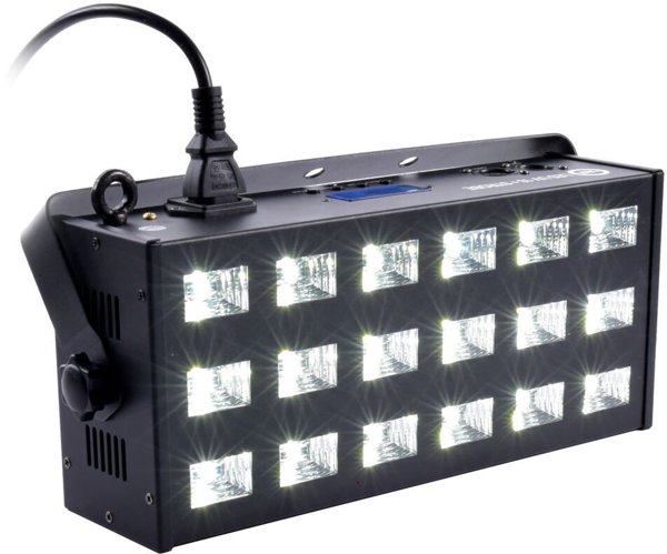 LIGHT4ME LED UV 18x3W προβολέας + στροβοσκόπιο DMX
