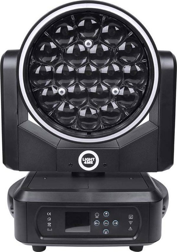LIGHT4ME LIGHT4ME ZOOM WASH 19X15 RING κινούμενη κεφαλή φωτισμός σκηνής LED 13468751 5908249814592