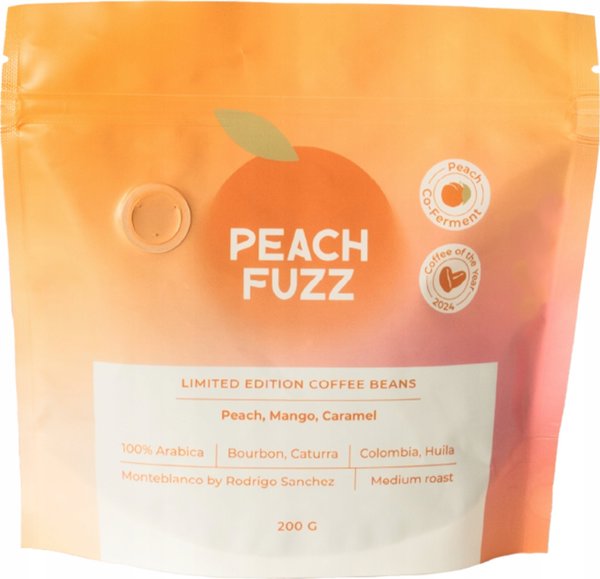Limited-edition καφέ σε κόκκους Coffee of the Year 2024 Peach Fuzz, 200 g