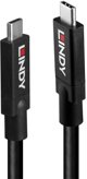 Καλώδιο Lindy 43411 USB USB 3.2 Gen 2 (3.1 Gen 2) 8 m USB C Μαύρο