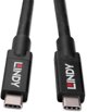 Καλώδιο Lindy 43411 USB USB 3.2 Gen 2 (3.1 Gen 2) 8 m USB C Μαύρο