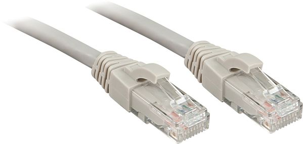 Lindy Καλώδιο Patchcord UTP, Cat.6, LSOH, 0.3m, γκρι (45400)