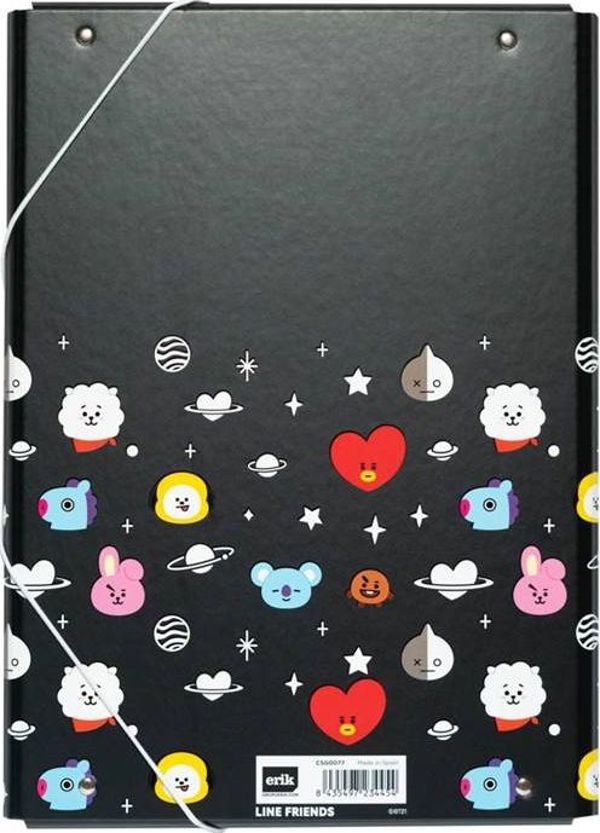 Line Friends Line Friends BT21 - Φάκελος / folder with elastic band