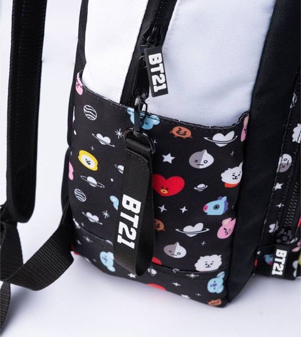 Line Friends BT21 Σχολική Τσάντα Πλάτης, Με Θήκη Για Laptop, Πολυμορφικό Σακίδιο Για Σχολείο Και Εκδρομές