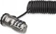StarTech LTLOCK3DCOIL Καλώδιο Ασφαλείας με Κλειδαριά Συνδυασμού, 1.83 m, Μαύρο