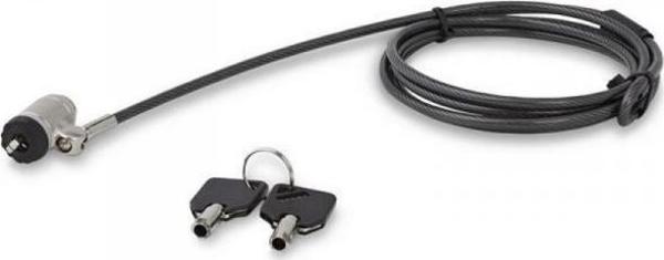 StarTech Καλώδιο Ασφαλείας LTLOCKKEY, 2m, Μαύρο