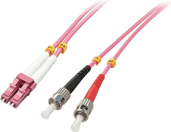 Καλώδιο Lindy LC/ST 50/125µm OM4 10m (46354)