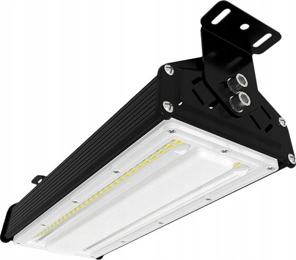 Γραμμικός φωτιστικός αποθήκης STREAKBAY, 29cm, 230Vac, 50W, 5000lm, 120deg x 60deg, IP65, IK08