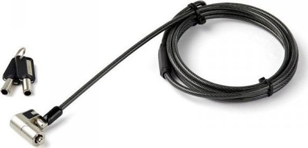 StarTech Καλώδιο Ασφαλείας LTULOCKKEY, Χάλυβας, 2 m
