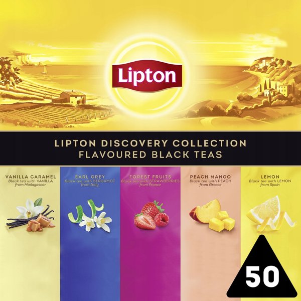 Πακέτο ποικιλίας LIPTON, σετ, 5x10 πυραμίδες