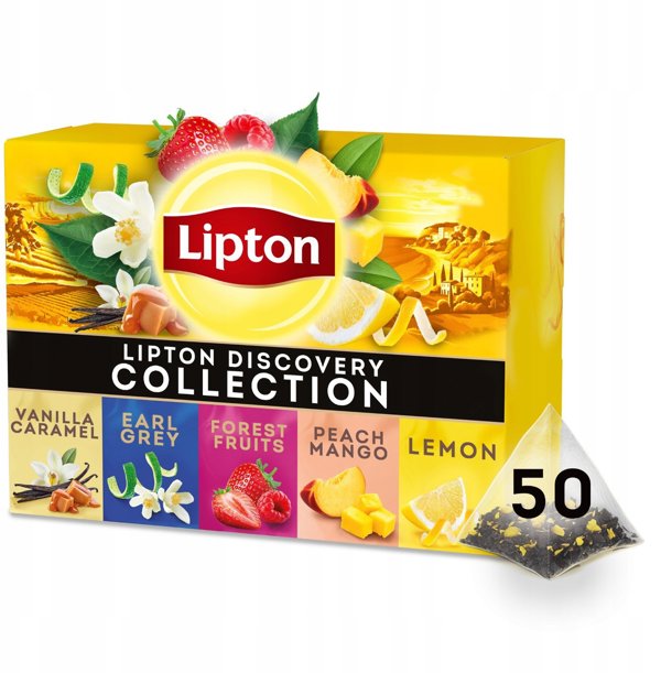 Πακέτο ποικιλίας LIPTON, σετ, 5x10 πυραμίδες